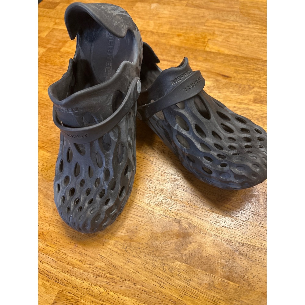 Merrell Hydro Moc Black Grey Marble Water Shoes Mens 6.5 Womens 8